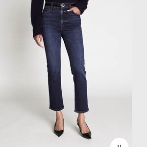 FRAME Le High Straight Jeans - Dark Wash size 28